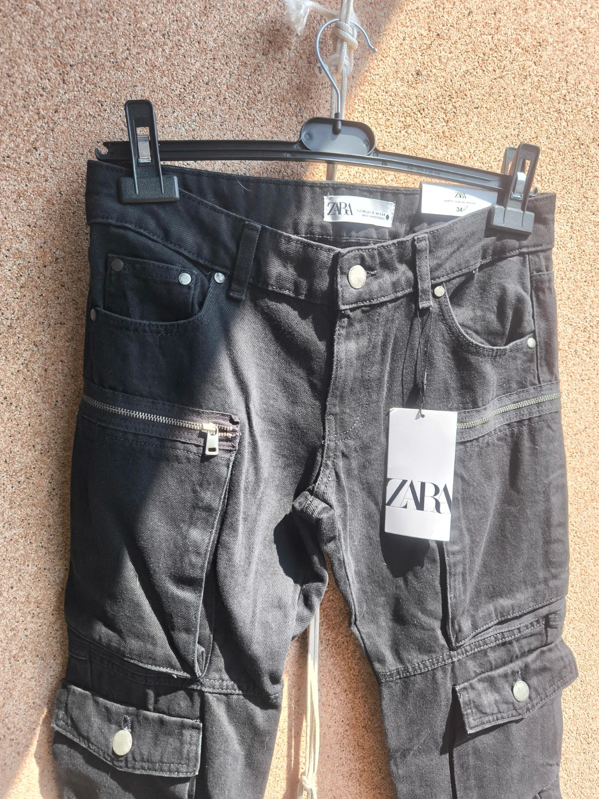 Cargo Jeans – Zara – taille XS / 34 / 6 2