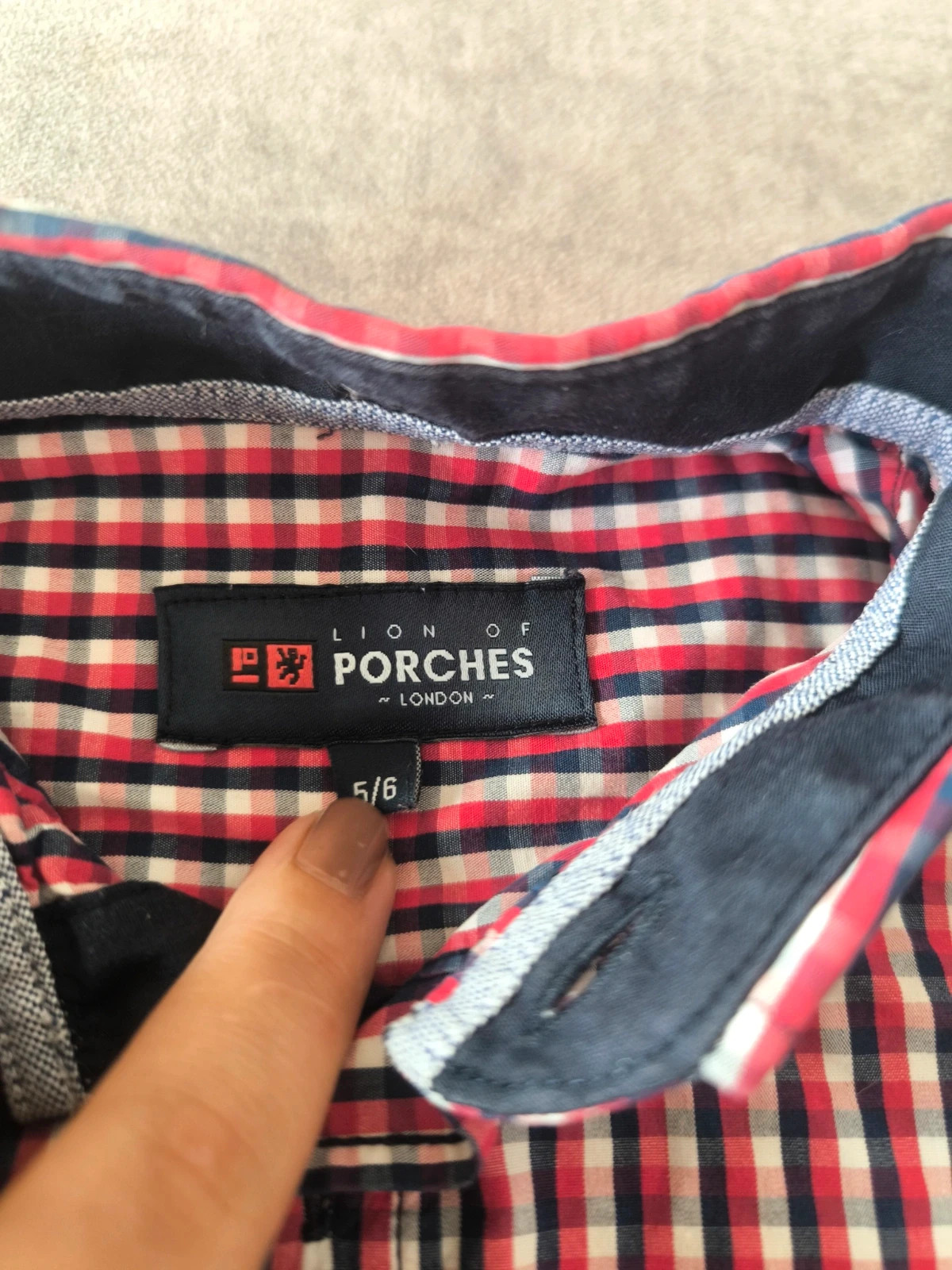 Camisa lion of porches – Lion of PORCHES – taille 6 anos / 116 cm 2