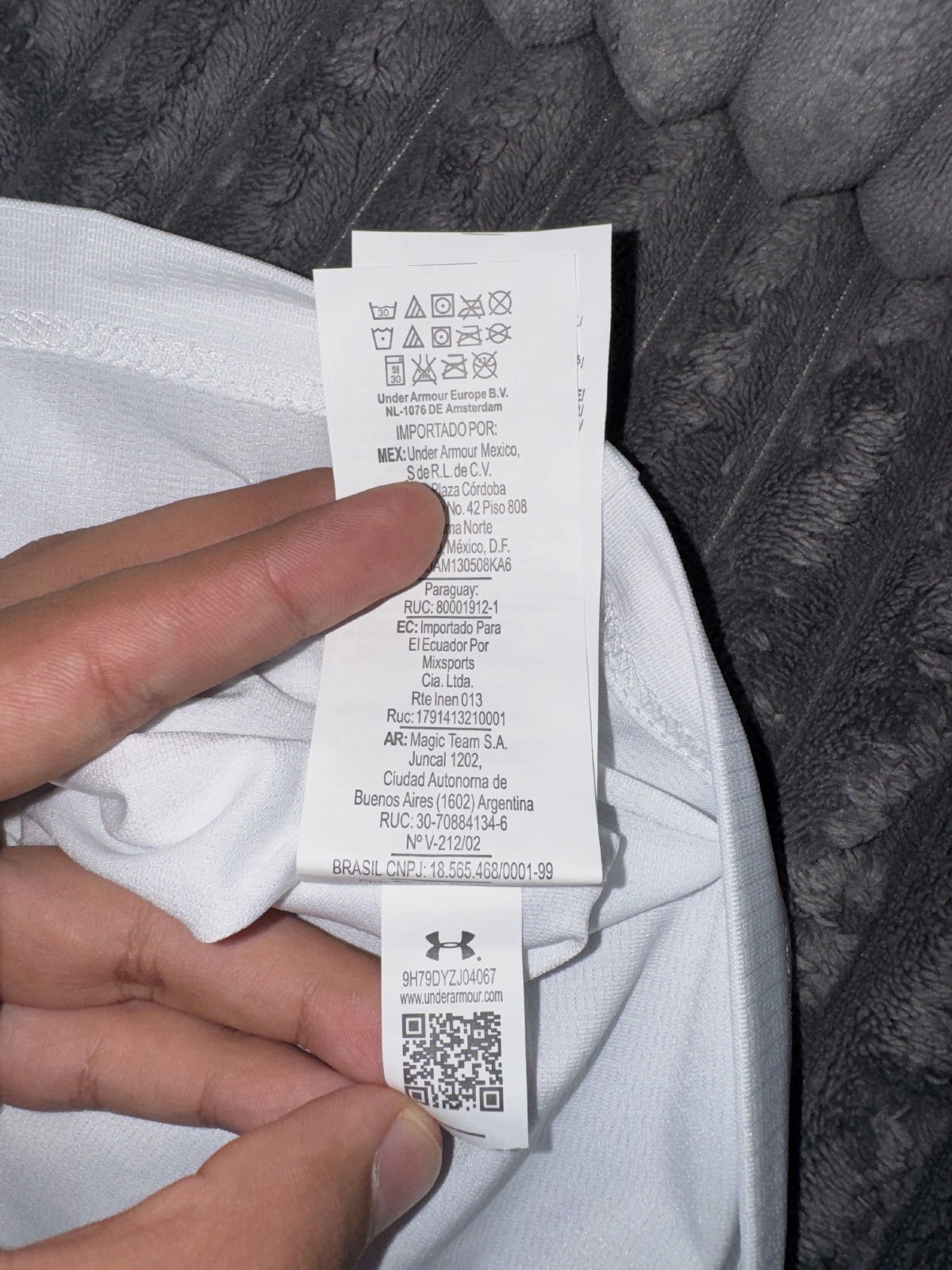 T-shirt de sport blanc Under Armour HeatGear – Under Armour – taille M 5