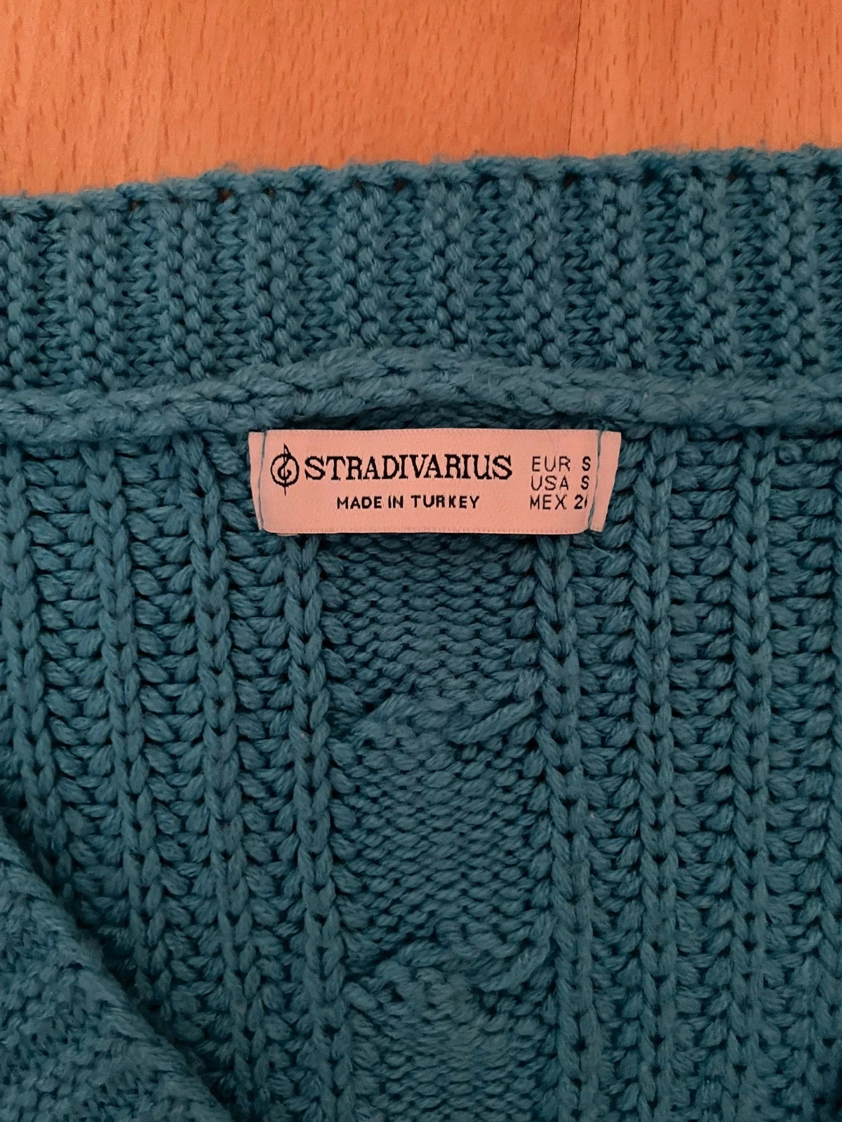 Cárdigan azul Stradivarius – Stradivarius – taille S / 36 / 8 4