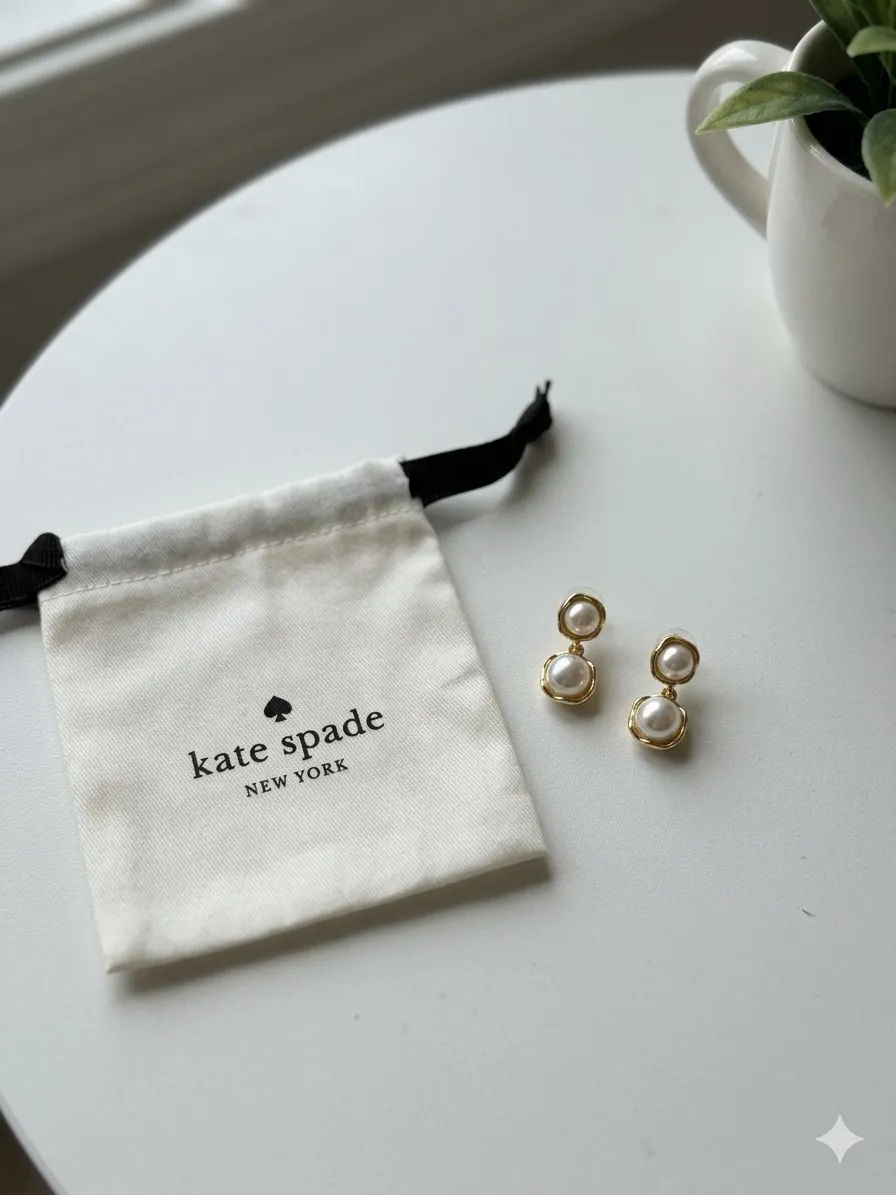 Boucles d'oreilles kate spade perles 3