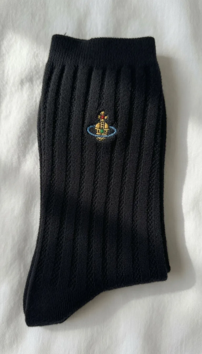 Chaussettes Vivienne Westwood noires 2