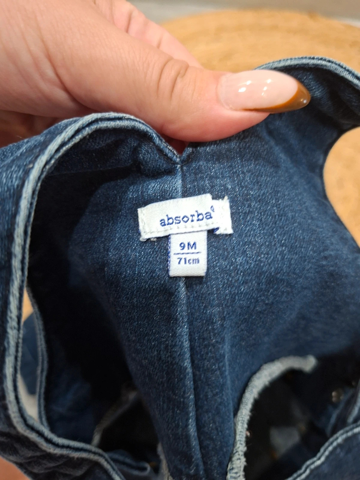 Salopette jean bébé Absorba 9 mois – 71 cm – Absorba – taille 9-12 mois / 74 cm 4
