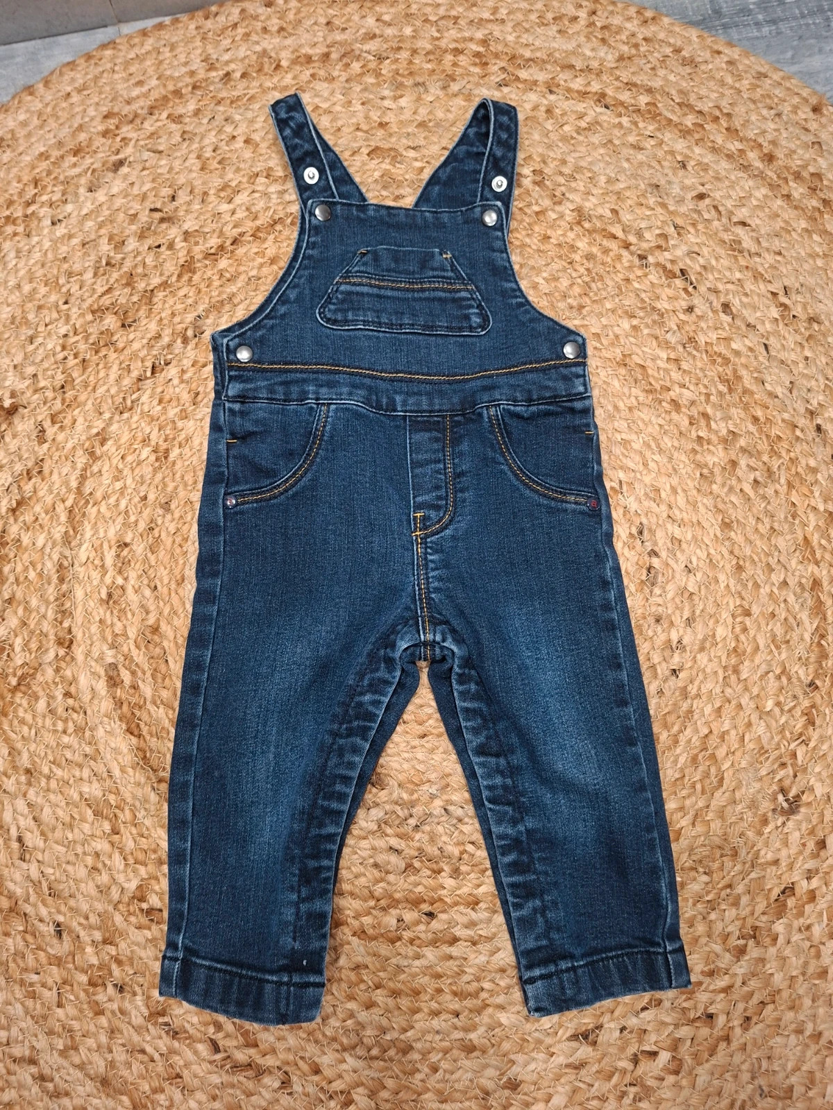 Salopette jean bébé Absorba 9 mois – 71 cm