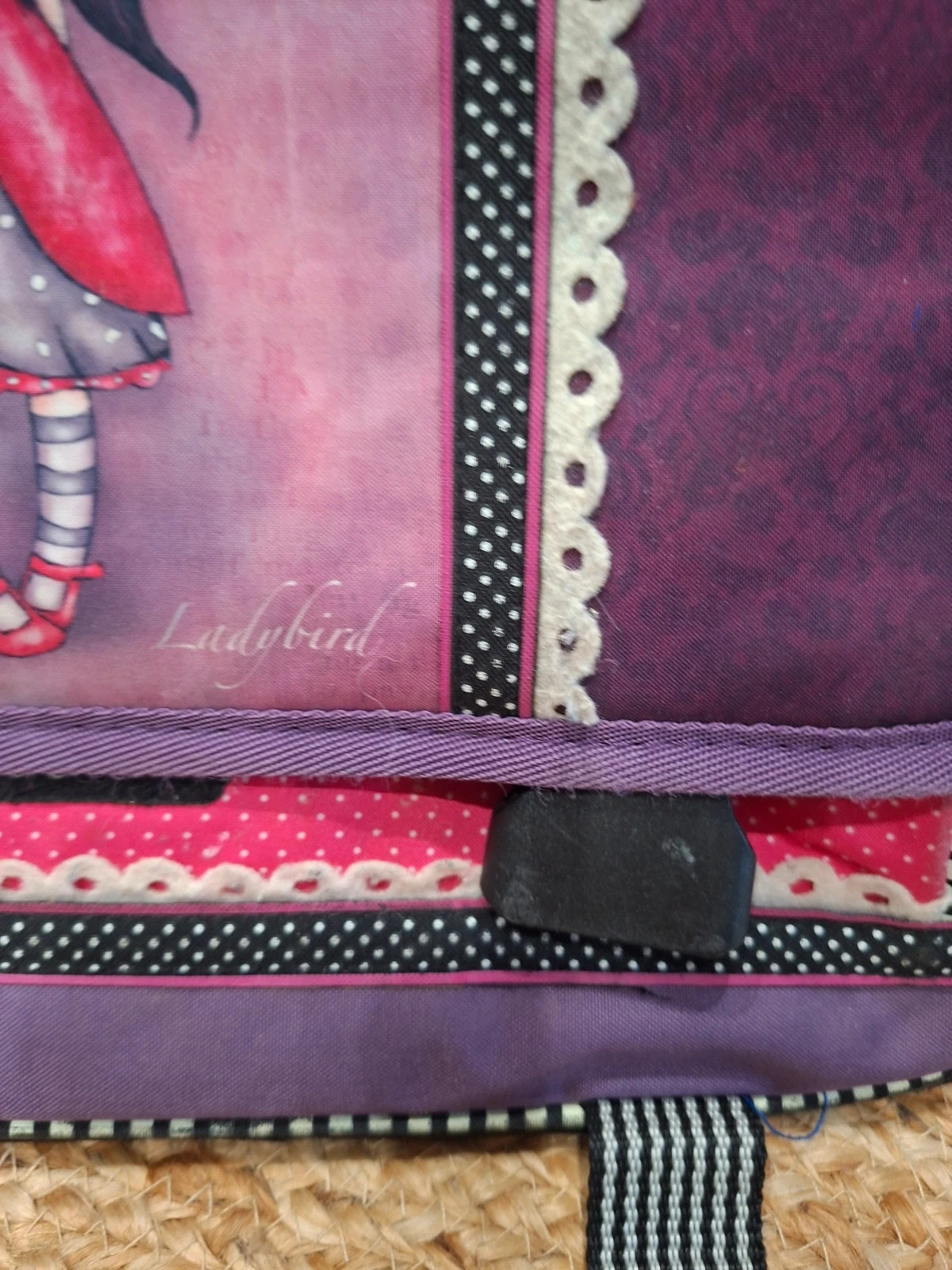 Cartable sac à dos Santoro Gorjuss – Fille – Violet & Rose – Papillon – Santoro 2
