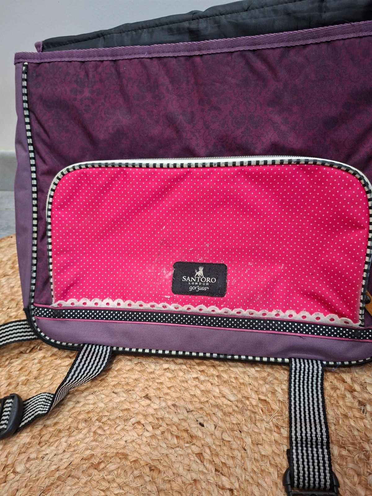 Cartable sac à dos Santoro Gorjuss – Fille – Violet & Rose – Papillon – Santoro 5