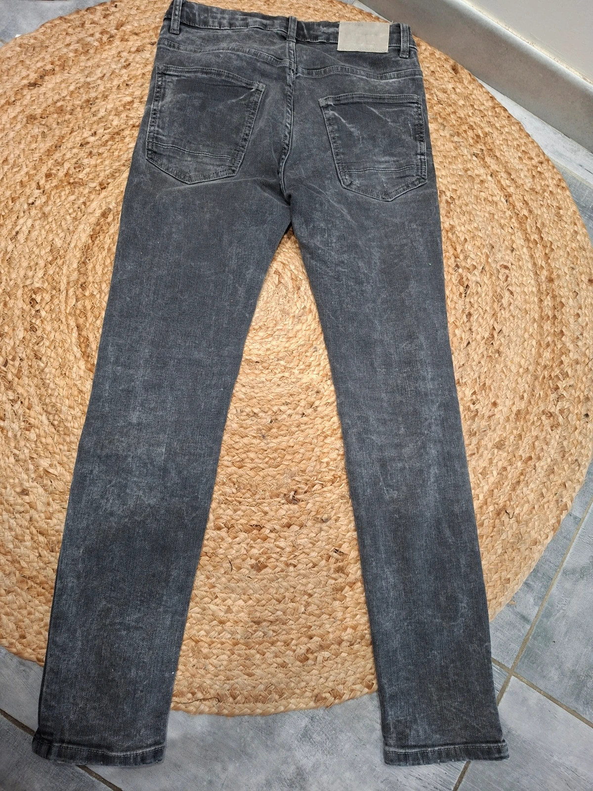 Jean Zara Kids Skinny Fit gris anthracite – Taille 11/12 ans (152 cm) – Zara – taille 12 ans / 152 cm 4