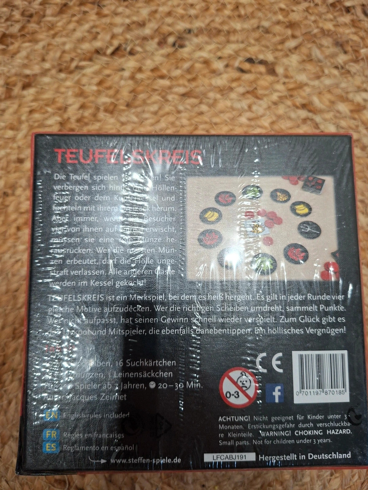 Jeu de société Teufelskreis – Steffen Spiele – Neuf sous blister – steffen spiele 3