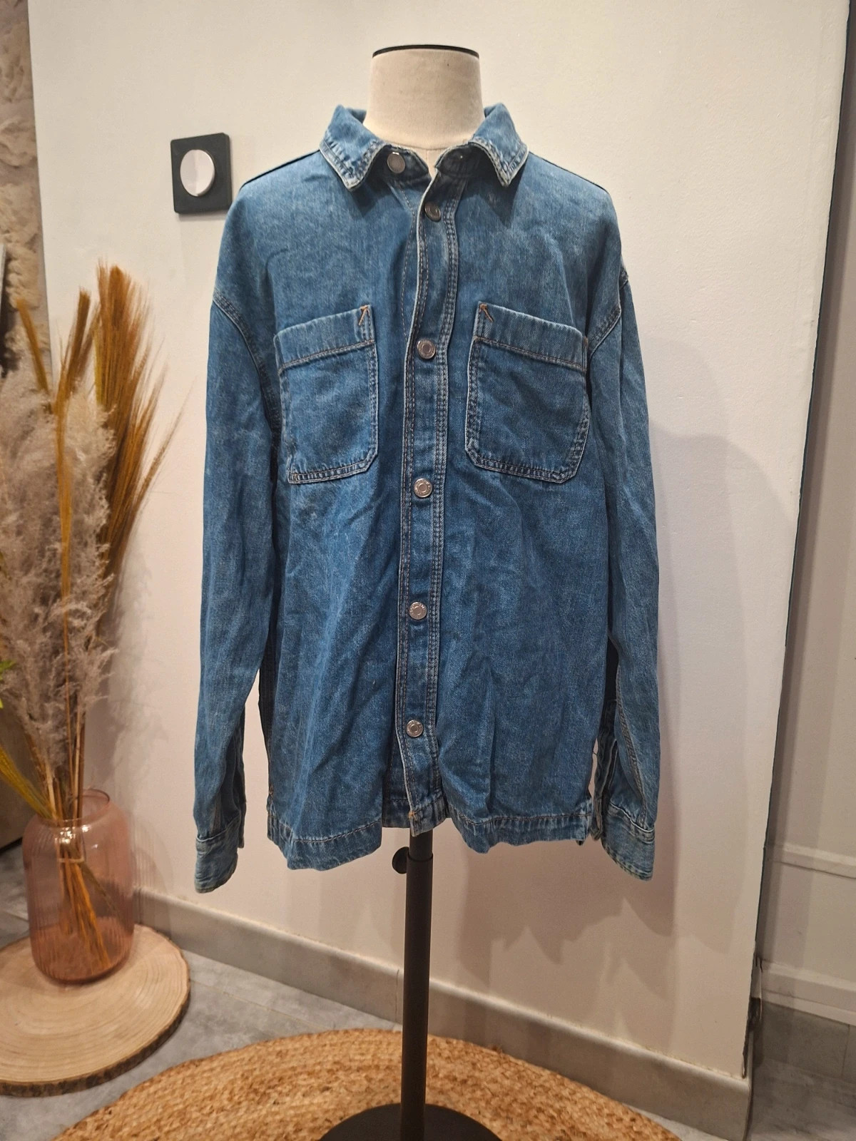 Veste chemise en jean H&M – 11/12 ans – H&M – taille 11 ans / 146 cm
