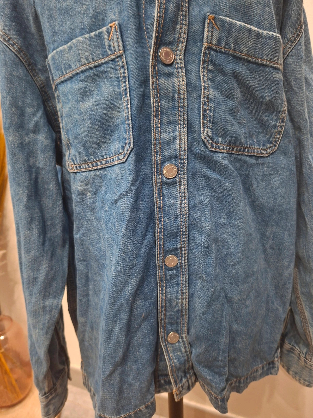 Veste chemise en jean H&M – 11/12 ans – H&M – taille 11 ans / 146 cm 2