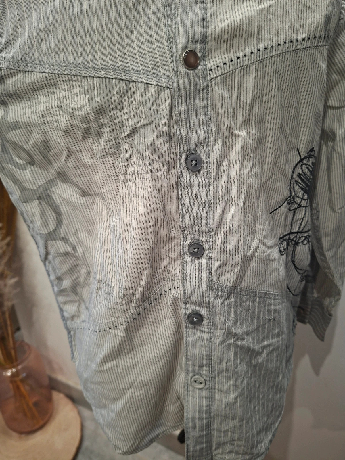 Chemise rayée enfant 4/5 ans – motif original – taille 4 ans / 104 cm 2