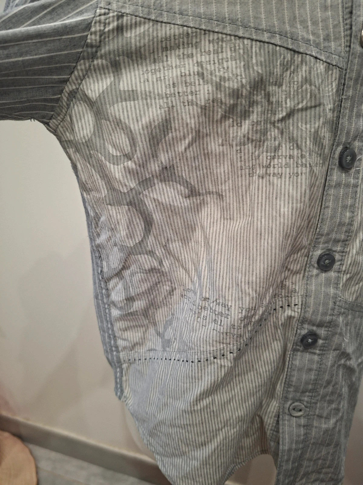 Chemise rayée enfant 4/5 ans – motif original – taille 4 ans / 104 cm 3