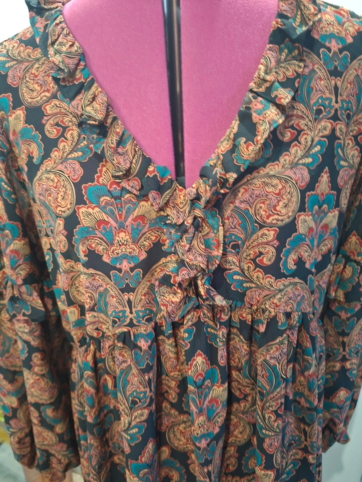 Blouse Molly Bracken XL imprimé cachemire bohème – Molly Bracken – taille XL / 42 / 14 2