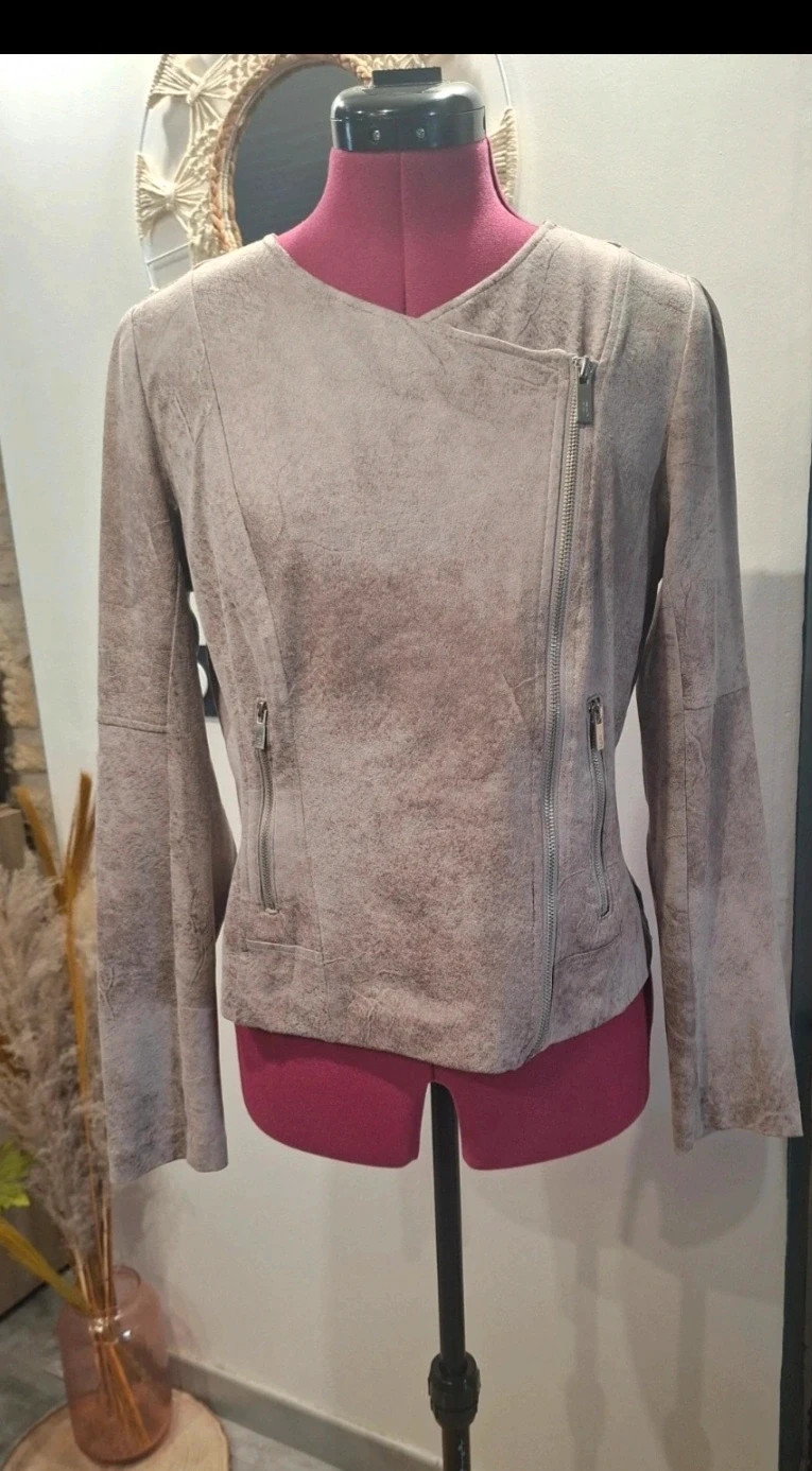 Veste LPB Woman effet daim – taille M 🤎 – Lpb – taille M / 38 / 10 2