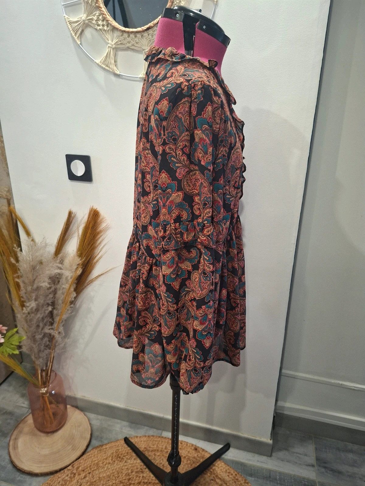Blouse Molly Bracken XL imprimé cachemire bohème – Molly Bracken – taille XL / 42 / 14 3