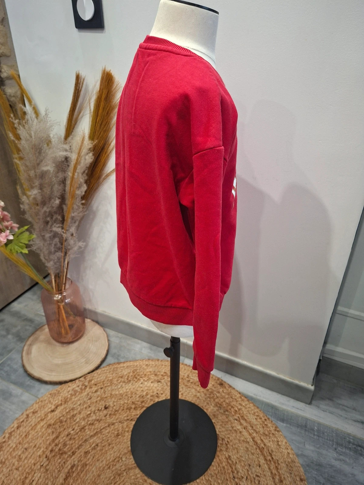 Sweat rouge Only « RETRO » fille 7-8 ans – ONLY – taille 7 ans / 122 cm 3
