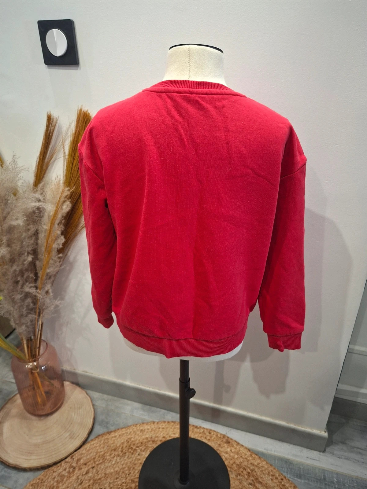 Sweat rouge Only « RETRO » fille 7-8 ans – ONLY – taille 7 ans / 122 cm 4
