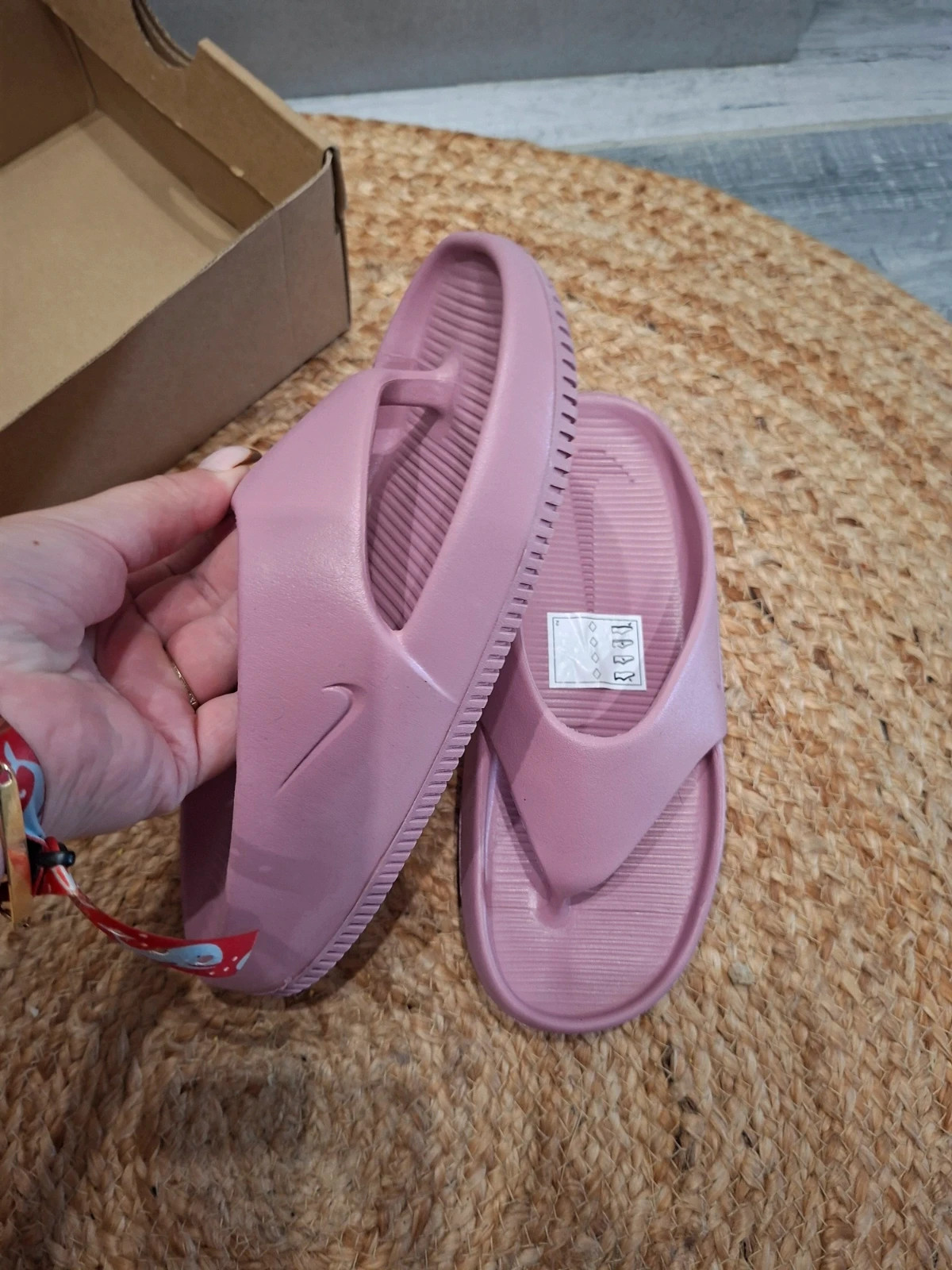 Nike Calm Flip Flop Tongs rose poudré femme T36,5 neuves – Nike – taille 36.5 5