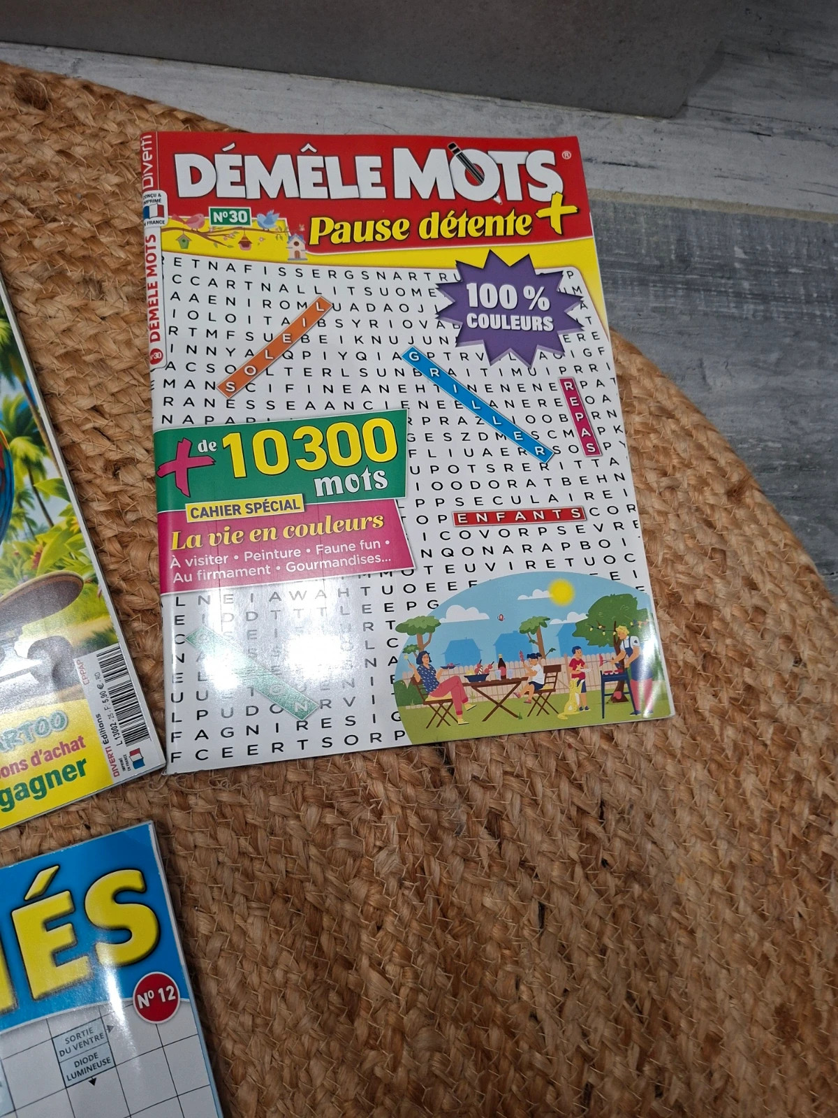 Lot 4 magazines jeux – Fléchés, Fléchés Max, Mes Jeux & Démêle Mots 3