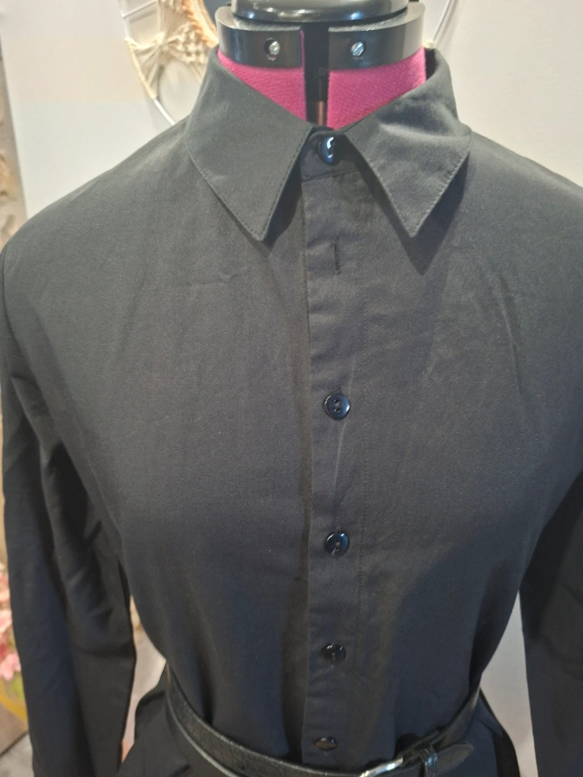 Robe-chemise noire ALIA – Taille 44 – Alia – taille XXL / 44 / 16 3
