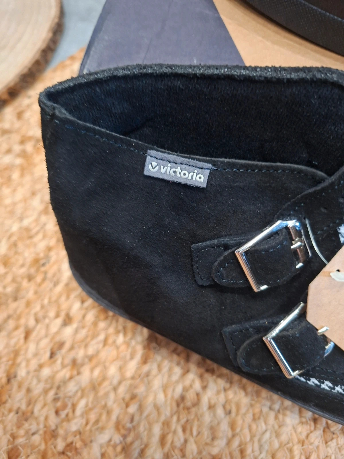 Victoria – Bottines montantes noires à boucles – T.39 – Victoria – taille 39 2