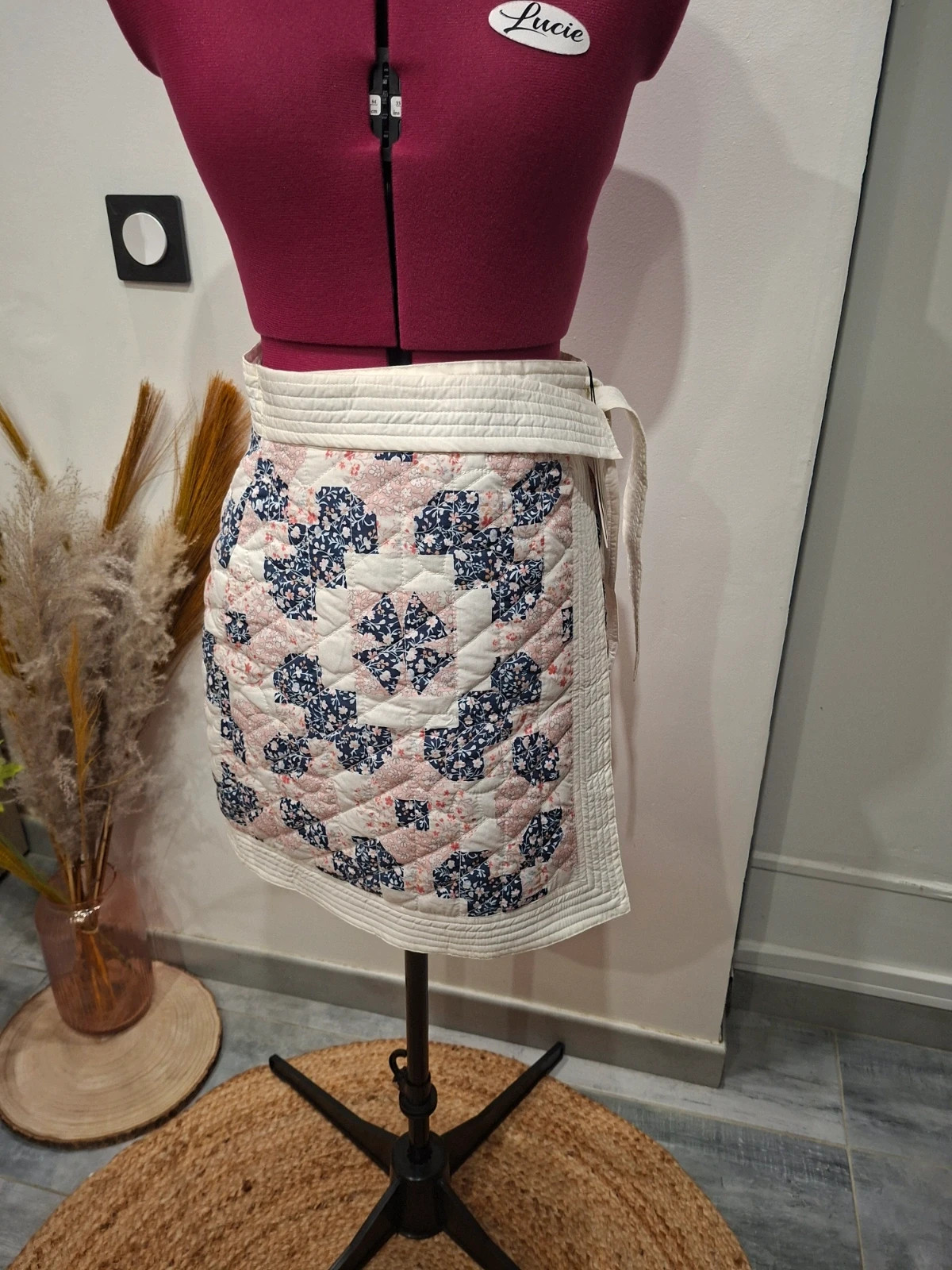 Jupe portefeuille matelassée Claudie Pierlot Paris T36 – Neuve
