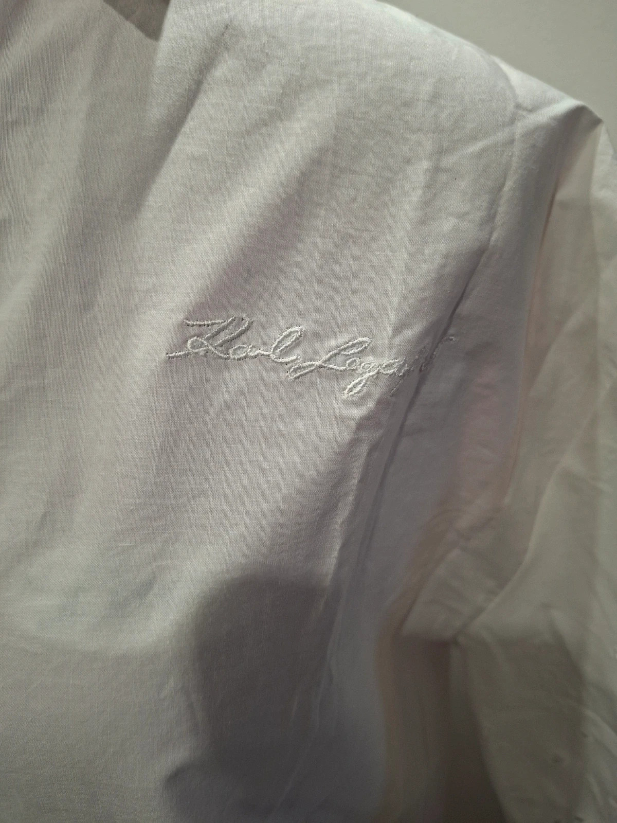 Blouse blanche Karl Lagerfeld broderie anglaise – Taille 40 – Karl Lagerfeld – taille M / 38 / 10 3