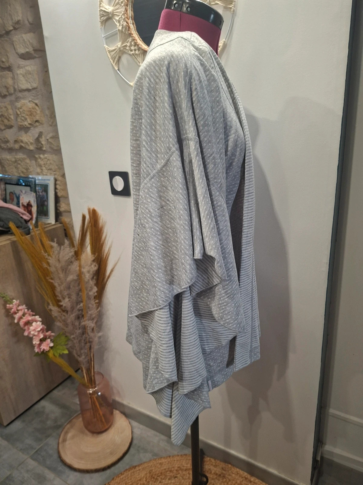 Gabi – poncho / veste légère gris chiné XS/S 🤍 – CAbi – taille XS / 34 / 6 3