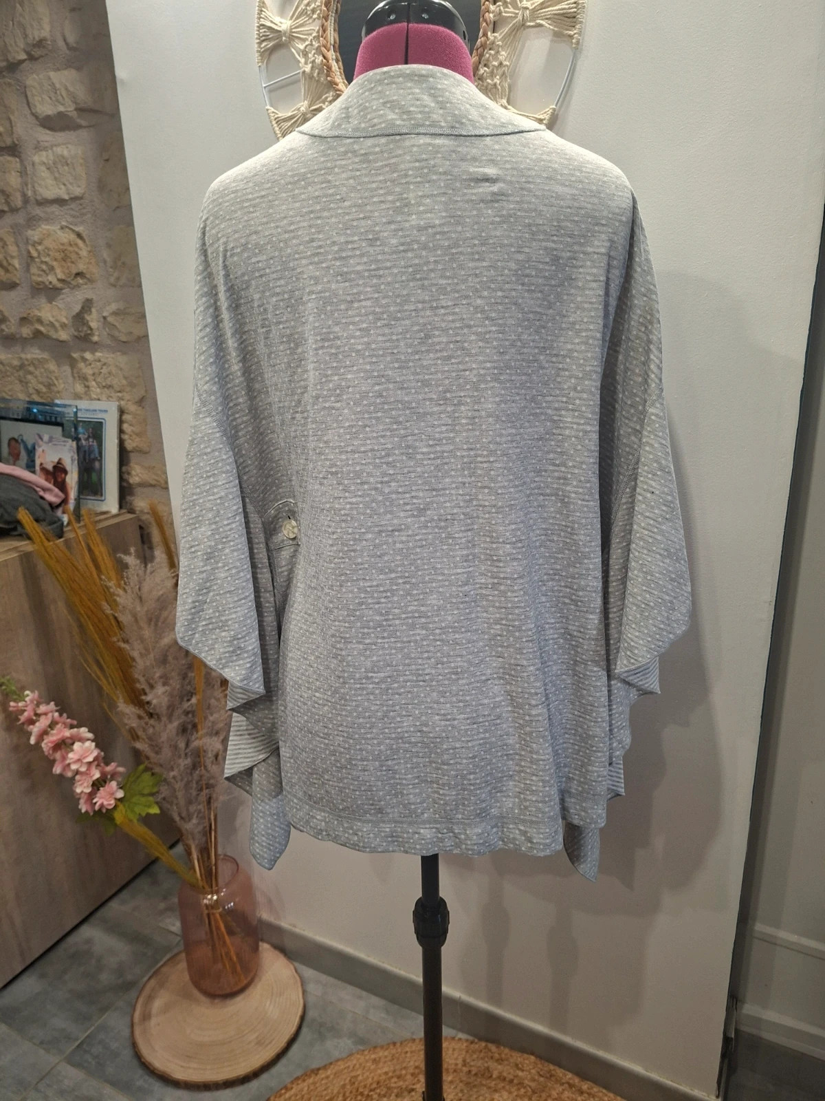 Gabi – poncho / veste légère gris chiné XS/S 🤍 – CAbi – taille XS / 34 / 6 5
