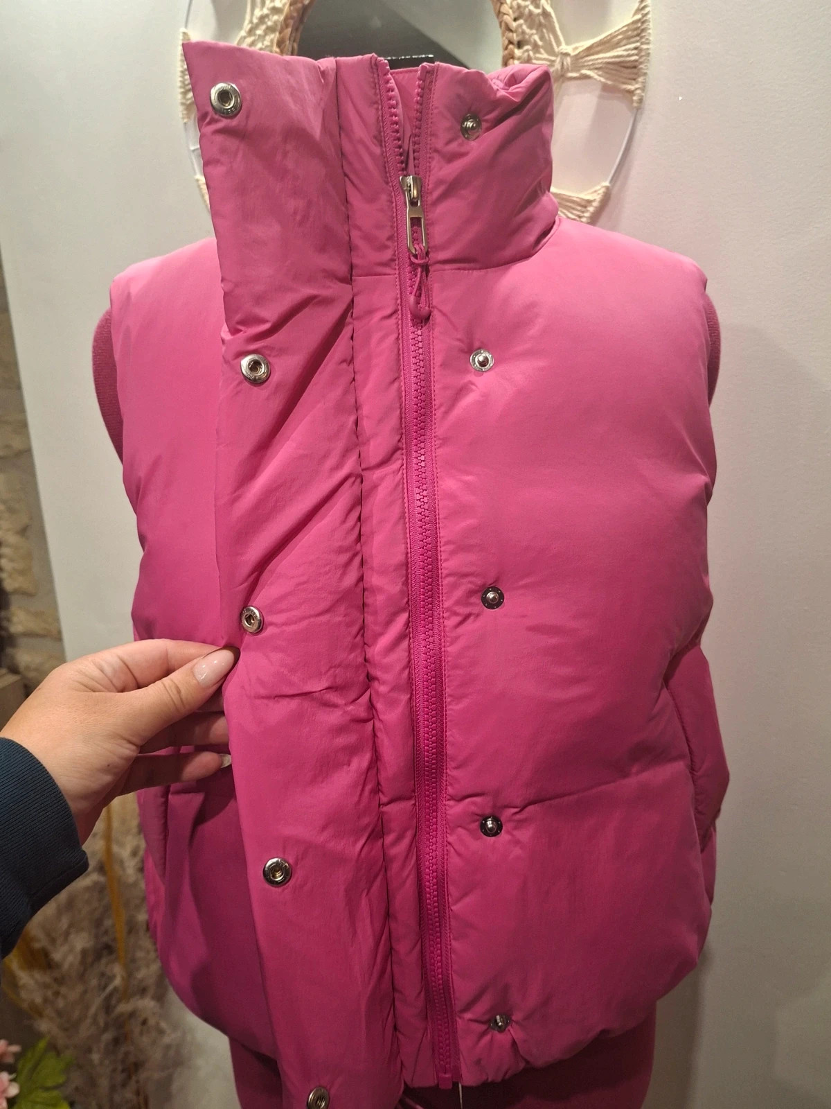 Doudoune sans manches Levi’s rose fuchsia femme XS – Levi's – taille XS / 34 / 6 5