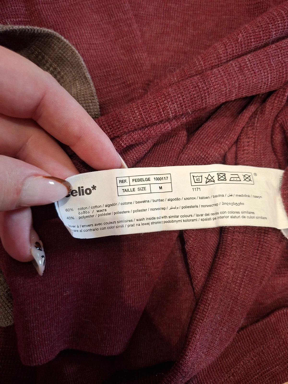 Lot 2 pulls Celio homme taille M – marron & bordeaux – Celio – taille M 5