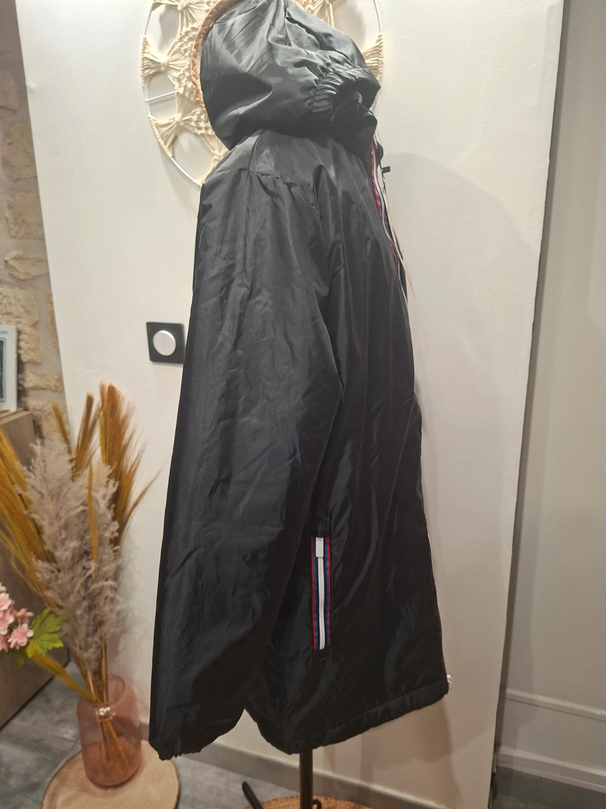Parka homme Icon Milano noire à capuche neuve avec étiquettes – Milano – taille S 5