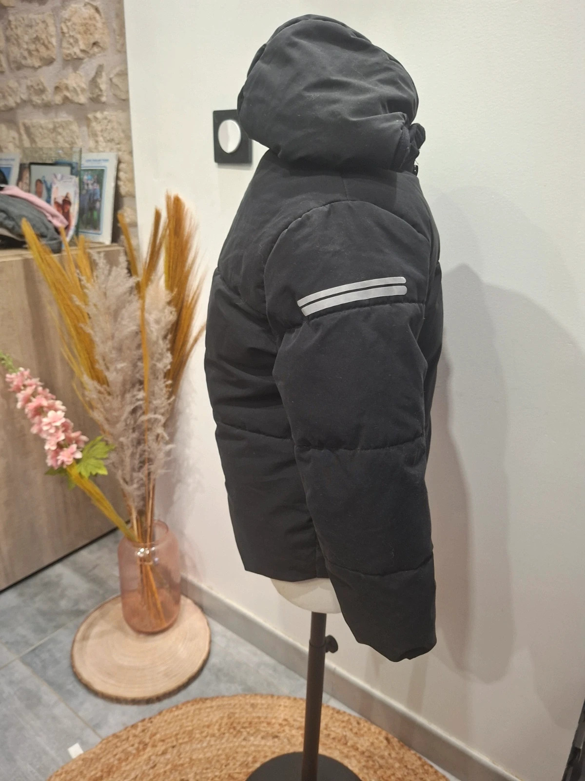 Doudoune Kabi enfant noire à capuche 5 ans – Kiabi – taille 5 ans / 110 cm 2