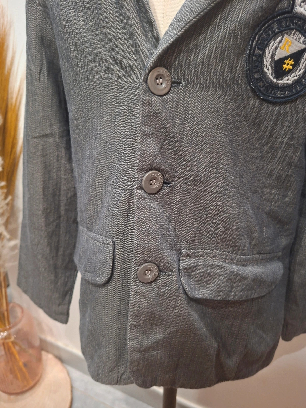 Veste blazer garçon Tape à l’œil 10 ans 140 gris – Tape à l'œil – taille 10 ans / 140 cm 2
