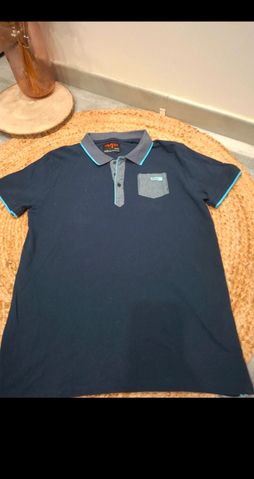 Polo homme RG 512 bleu marine – taille XL – RG512 – taille XL 3