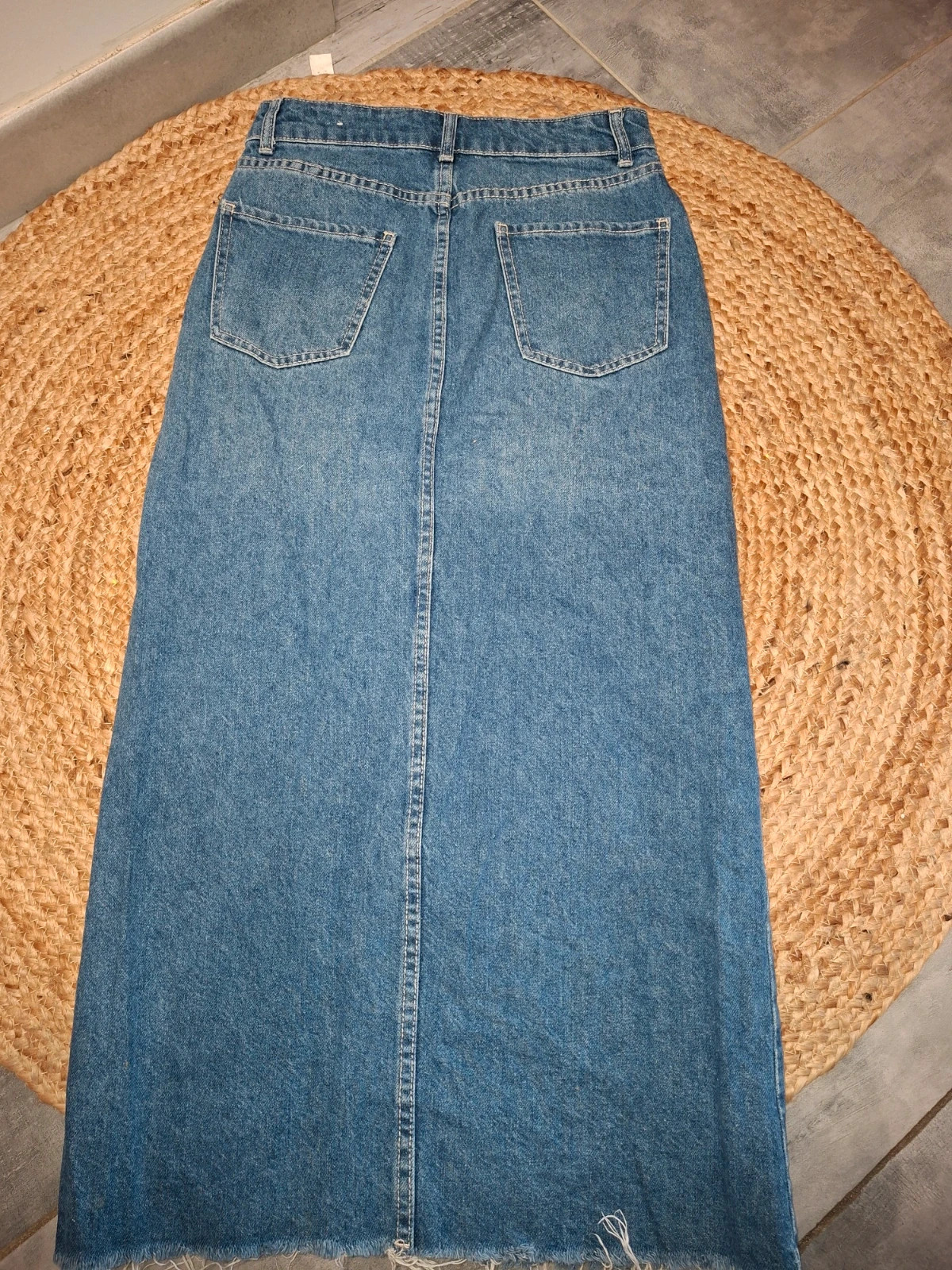 Jupe longue en jean Bershka – taille 34 – Bershka – taille XS / 34 / 6 2