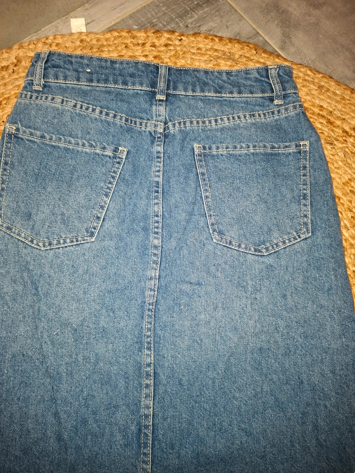 Jupe longue en jean Bershka – taille 34 – Bershka – taille XS / 34 / 6 4