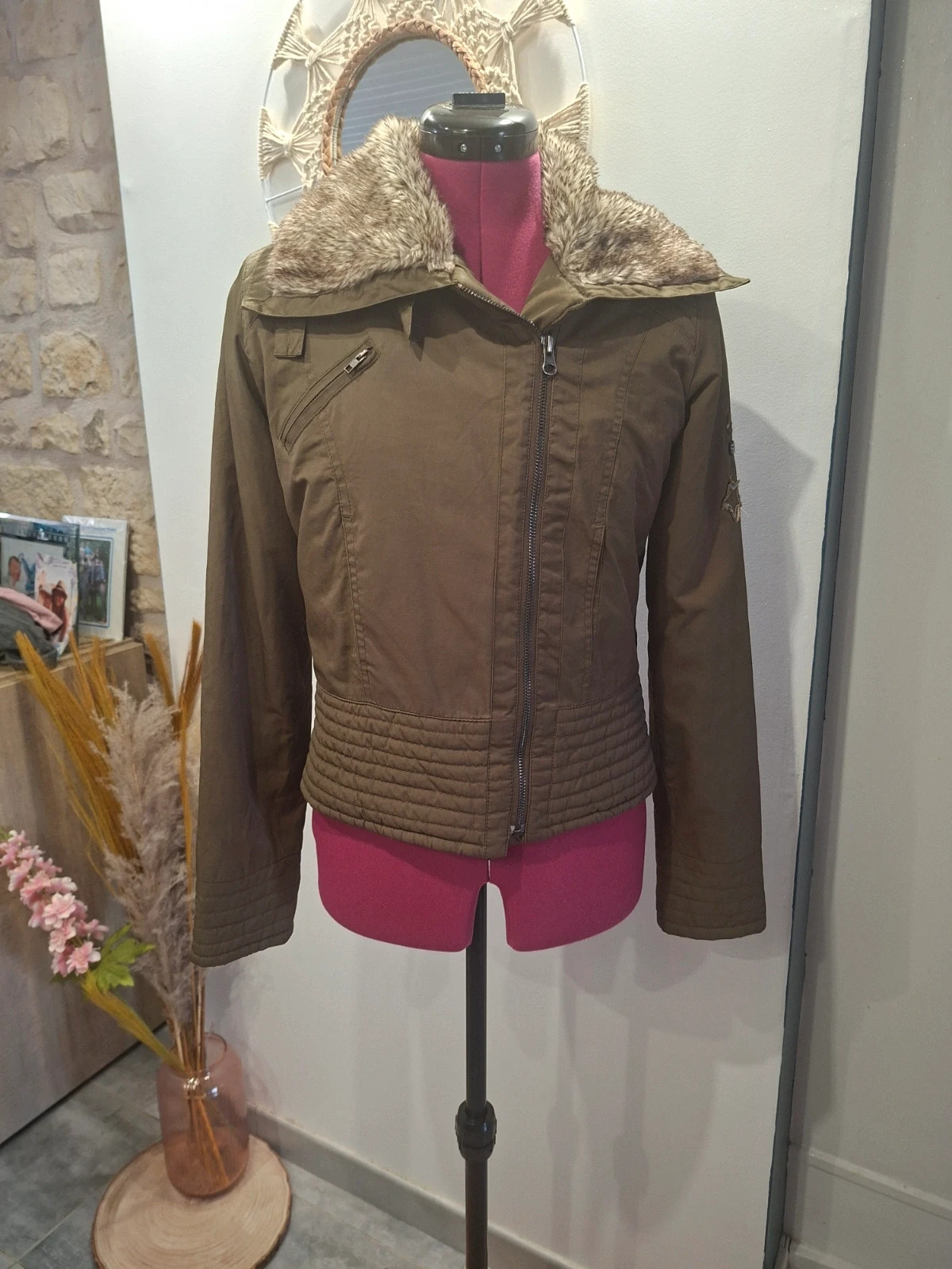 Veste Chipie kaki femme taille L
