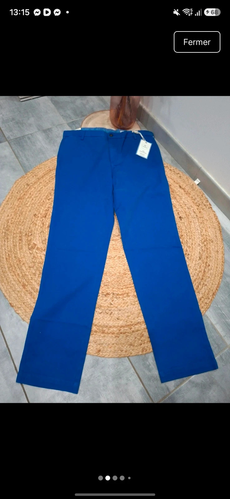 Pantalon Dockers homme bleu électrique – W36 – neuf avec étiquette – Dockers – taille W36 | FR 46 2