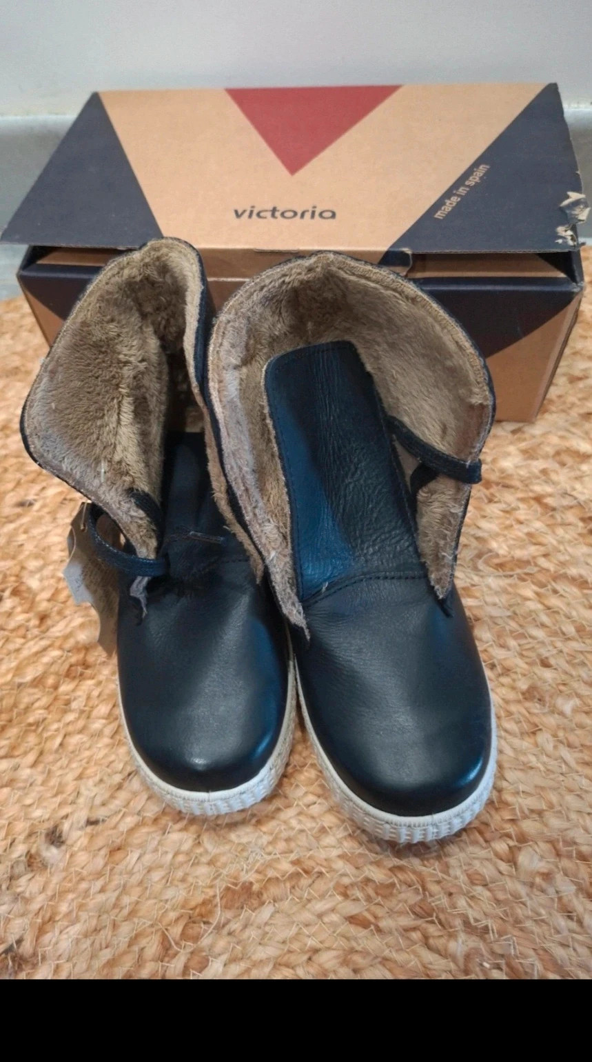 Bottines Victoria fourrées noires – pointure 29 – Victoria – taille 29 5