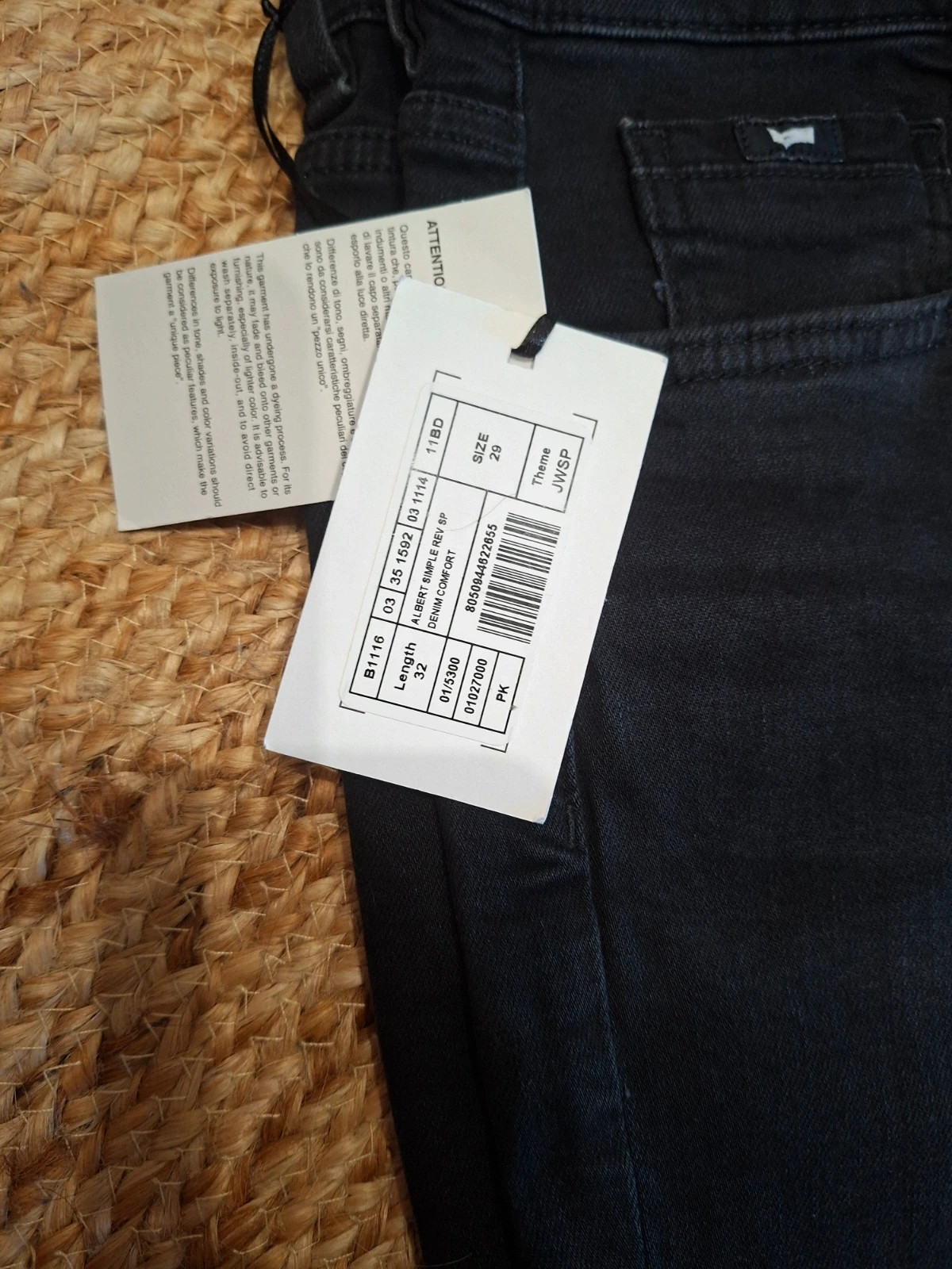 Jean homme GAS – Albert Fit Slim – noir – neuf avec étiquettes – GAS – taille W28 | FR 38 2
