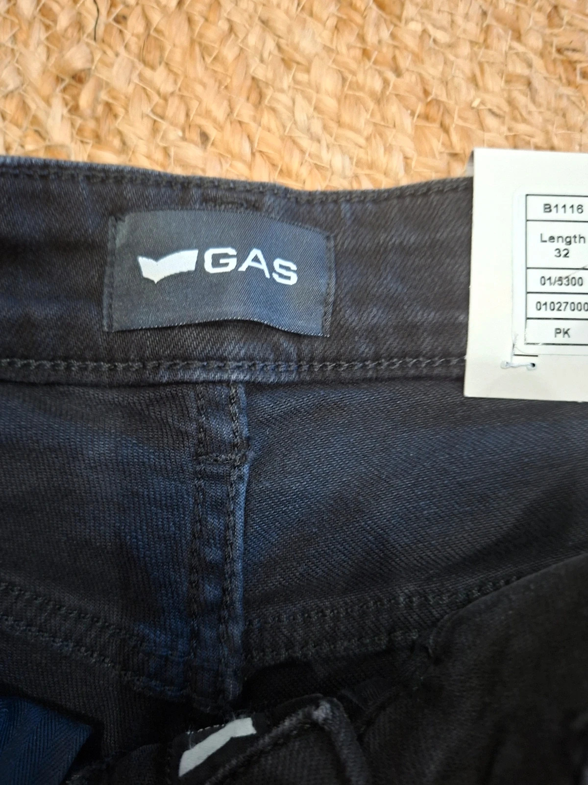 Jean homme GAS – Albert Fit Slim – noir – neuf avec étiquettes – GAS – taille W28 | FR 38 4