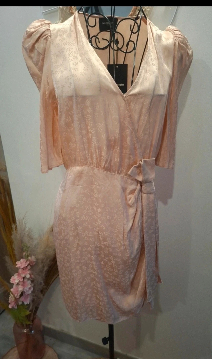 Robe The Kooples rose poudré – taille S