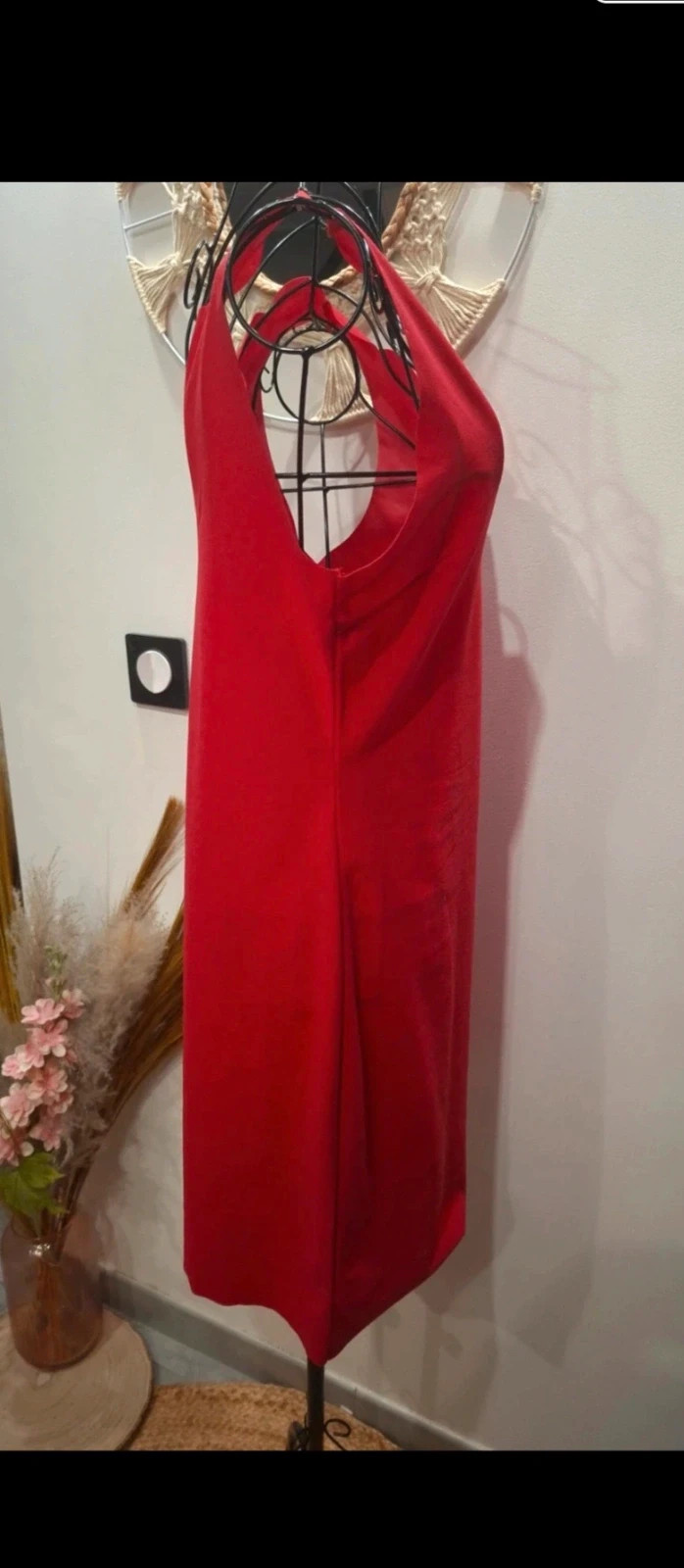 Robe rouge élégante à volants – Shein – T. L 40/42 – Shein – taille L / 40 / 12 2