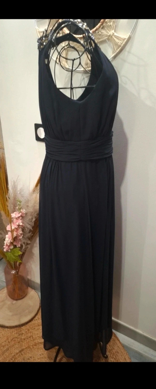 Robe longue bleu marine Jake’s avec strass – T40 – Jacke*s – taille L / 40 / 12 4