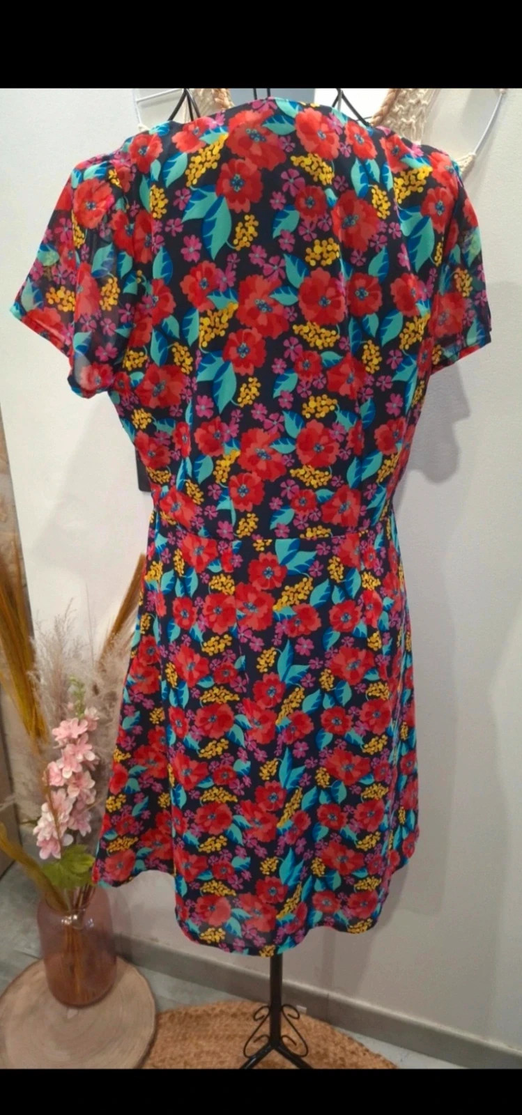 Robe fleurie Anna Kaci – taille 38 – Anna Karel – taille M / 38 / 10 5