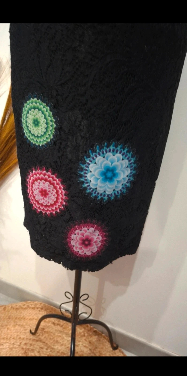 Robe Desigual noire en dentelle – taille M – Desigual – taille M / 38 / 10 2