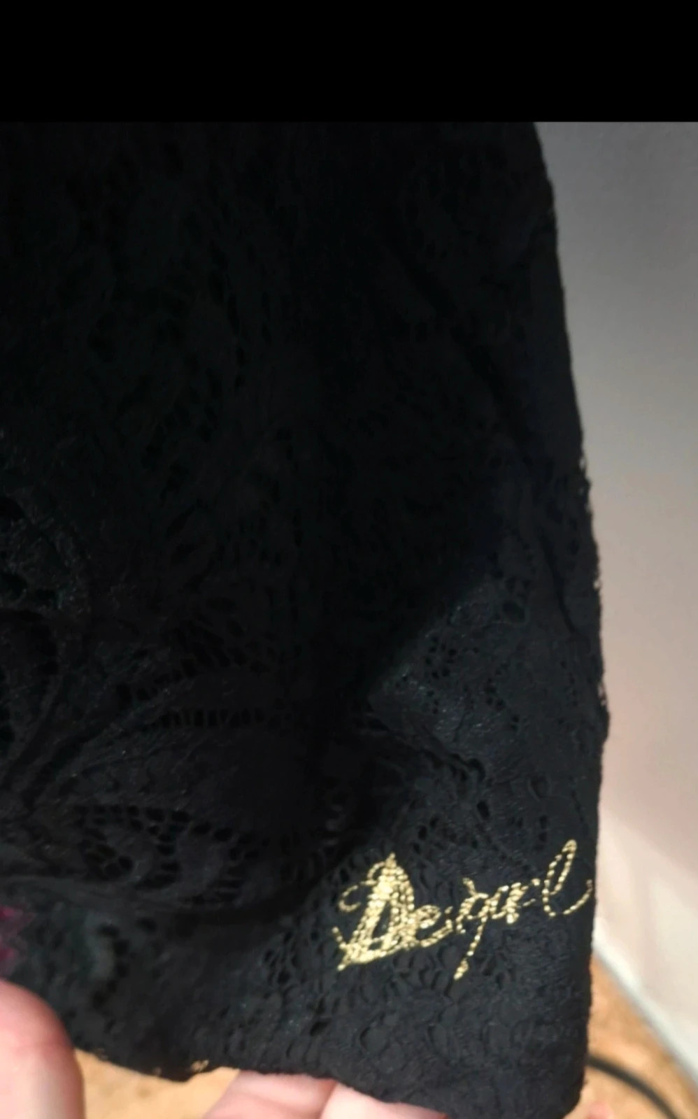Robe Desigual noire en dentelle – taille M – Desigual – taille M / 38 / 10 3