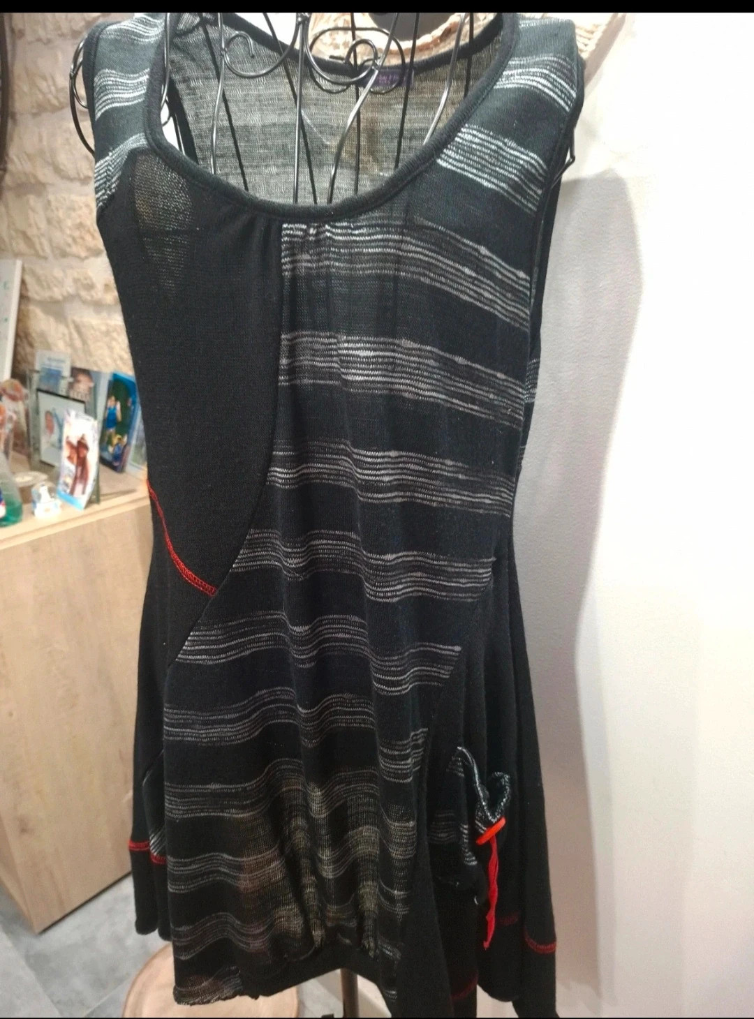 Robe/tunique noire Folies d’Harry – taille 3 – made in France – taille L / 40 / 12 2
