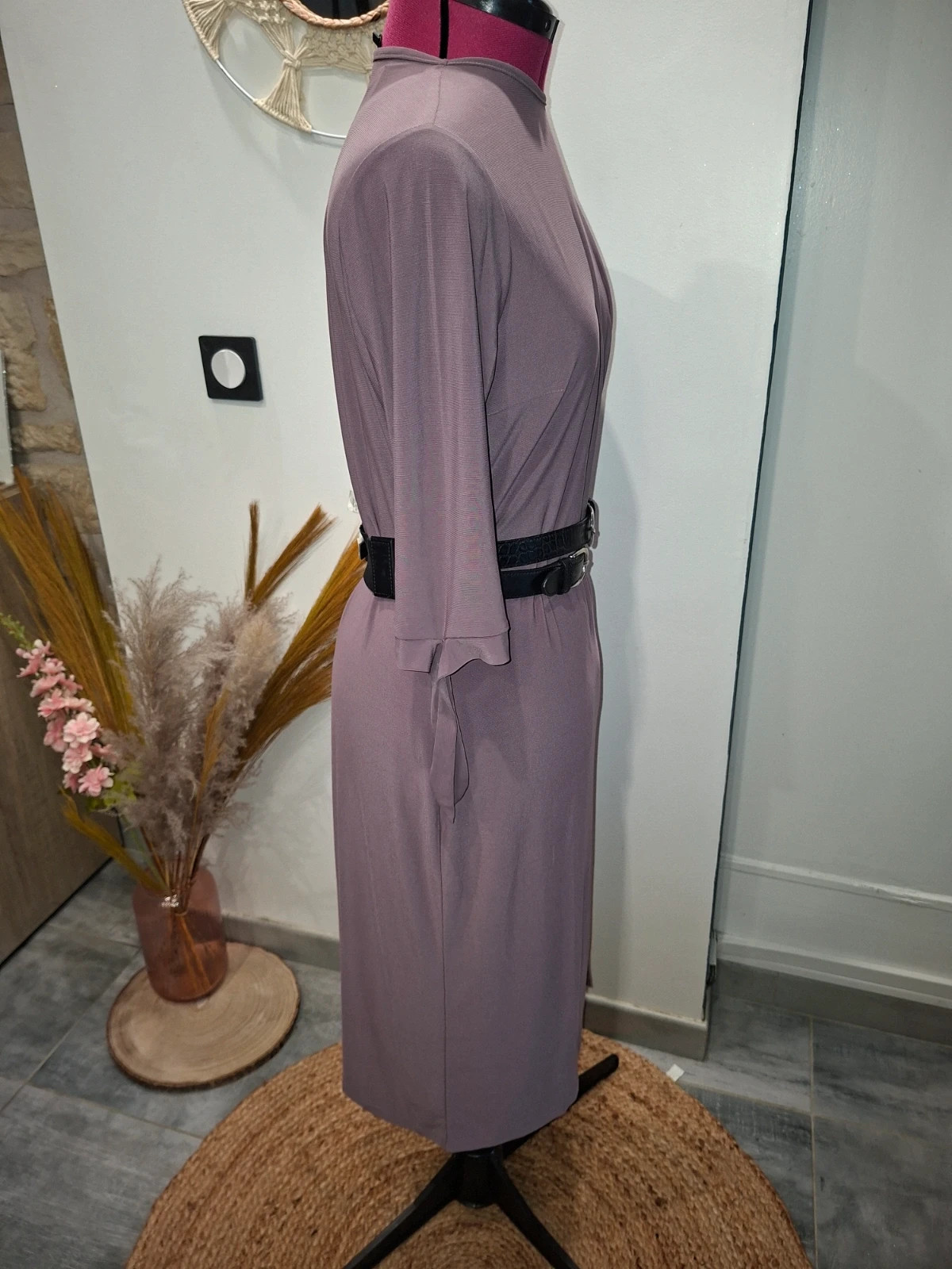 Robe mi-longue mauve / vieux rose Makover – Taille L (Neuf avec étiquette) – Makover – taille L / 40 / 12 2